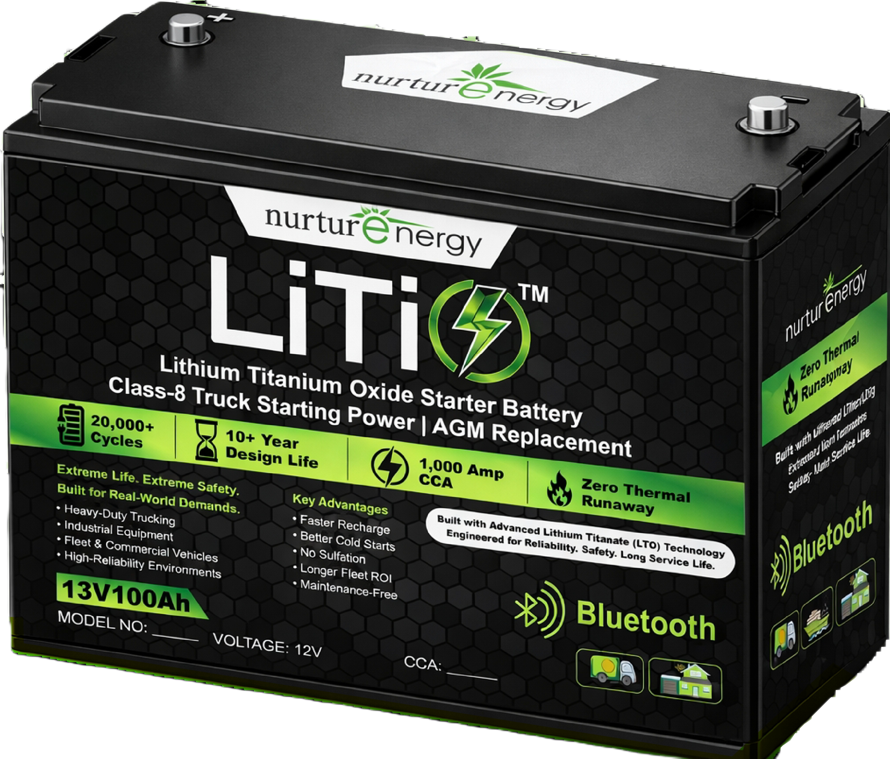 LiTiO lithium titanate battery